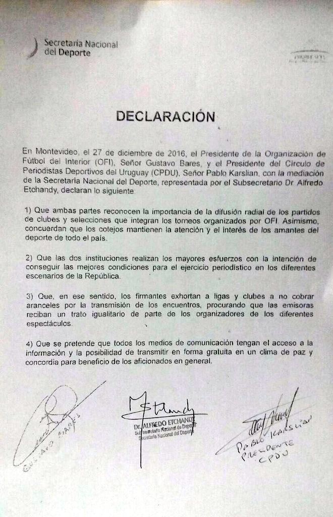 declaracion