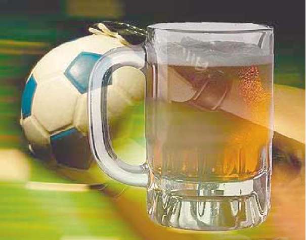 alcohol y futbol