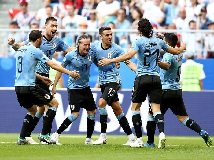 festejo uruguay getty images