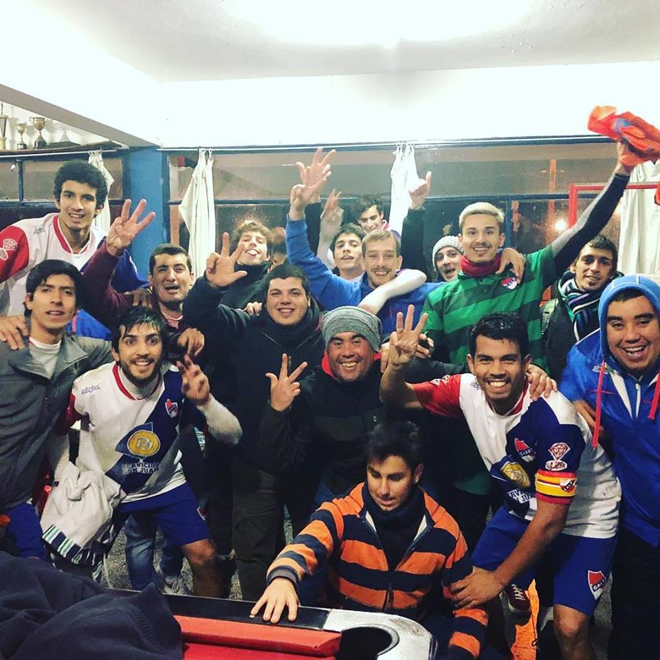 Festejo de Libertad de Palmitas puntero de Clausura y Acumulado en la Liga del Centro de Soriano